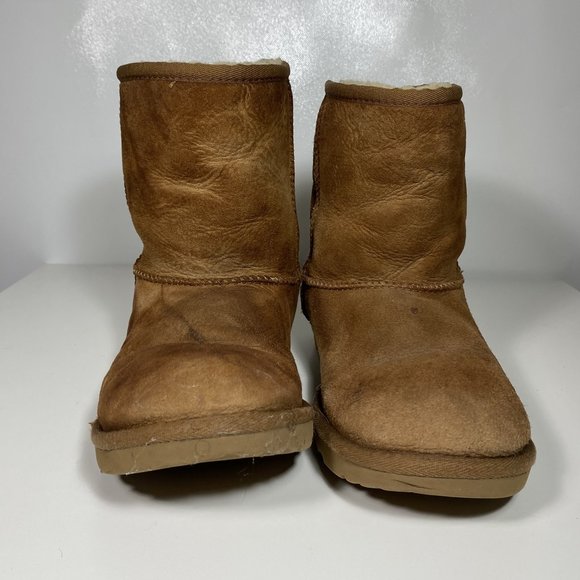 Ugg Youth Boots Classic II 1017703K Chesnut Sz 6 - Picture 2 of 16